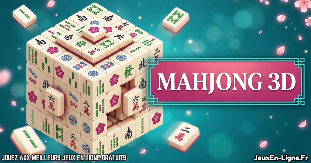 Joue à Mahjong 3D Gratuit En Ligne
