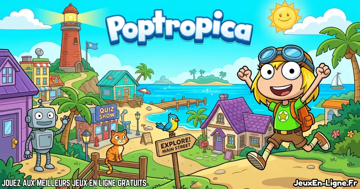 Joue à  Poptropica Gratuit En Ligne