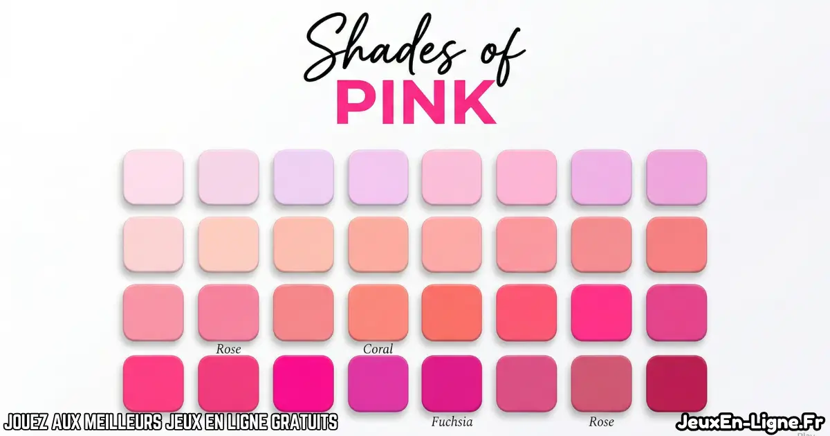 Joue à  Shades Of Pink Gratuit en ligne