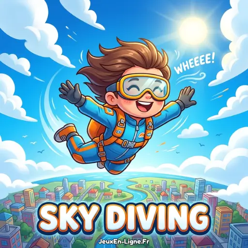 Sky Diving Icon