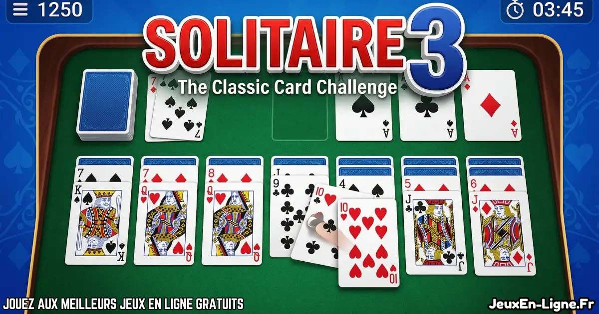 Joue à Solitaire 3 Gratuit En Ligne