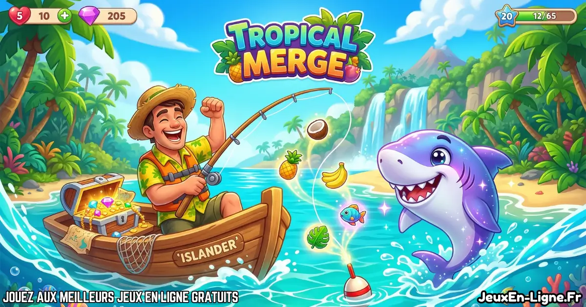 Joue à Tropical Merge Gratuit En Ligne