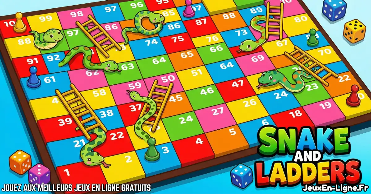 Joue à  Snake and Ladders Gratuit en ligne